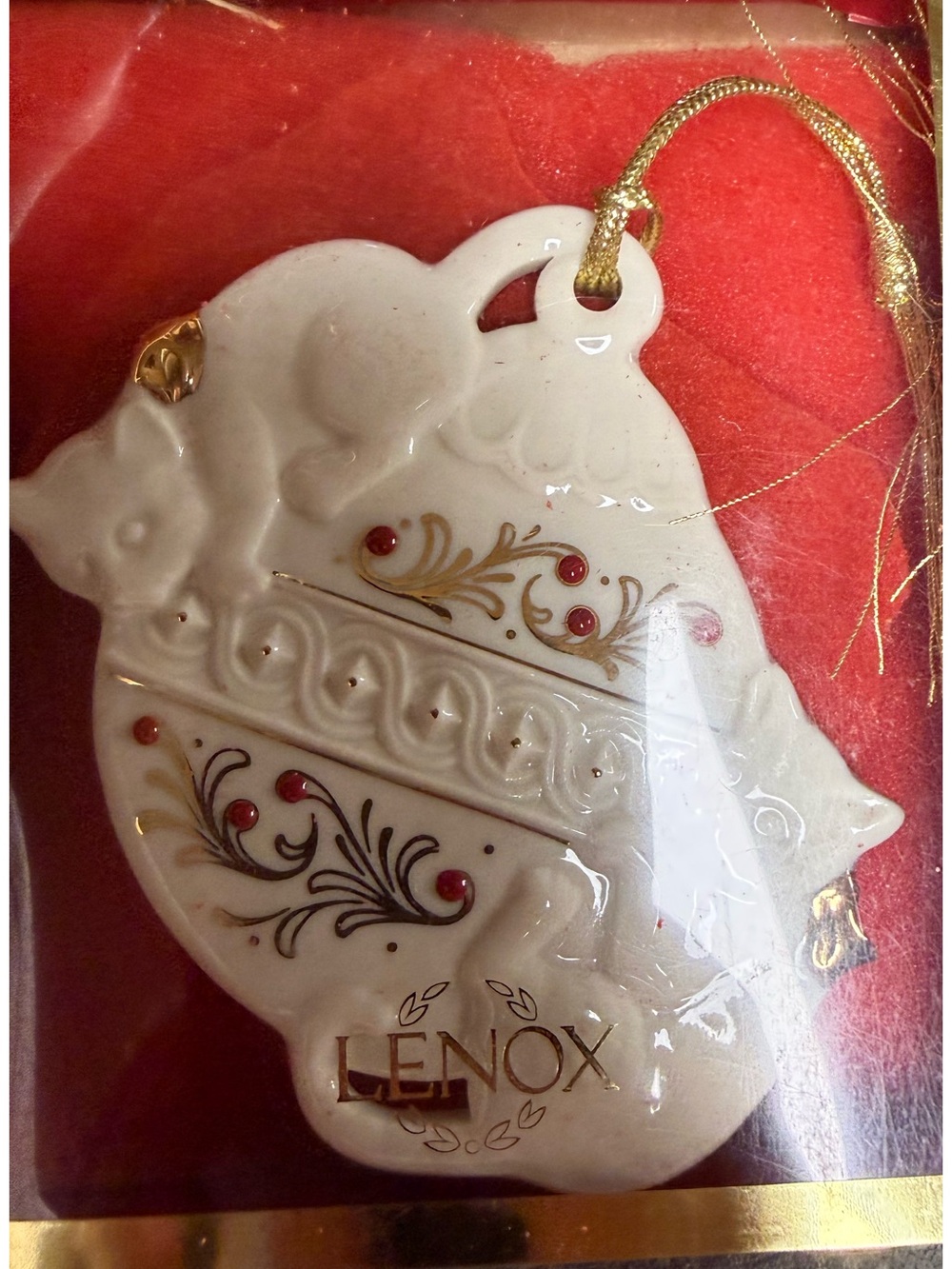 Vintage Lenox Kitten Mischief Kitten Ornament.
